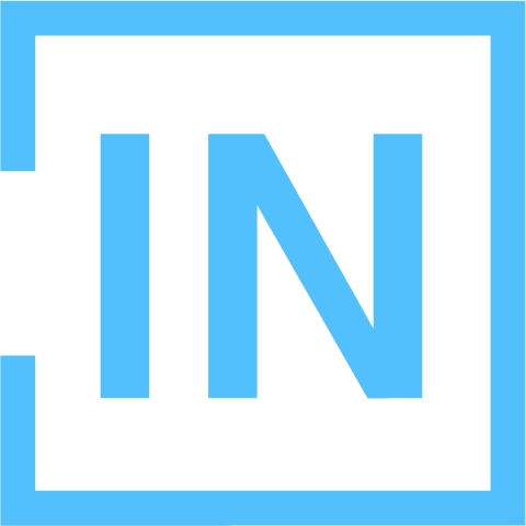 in logo